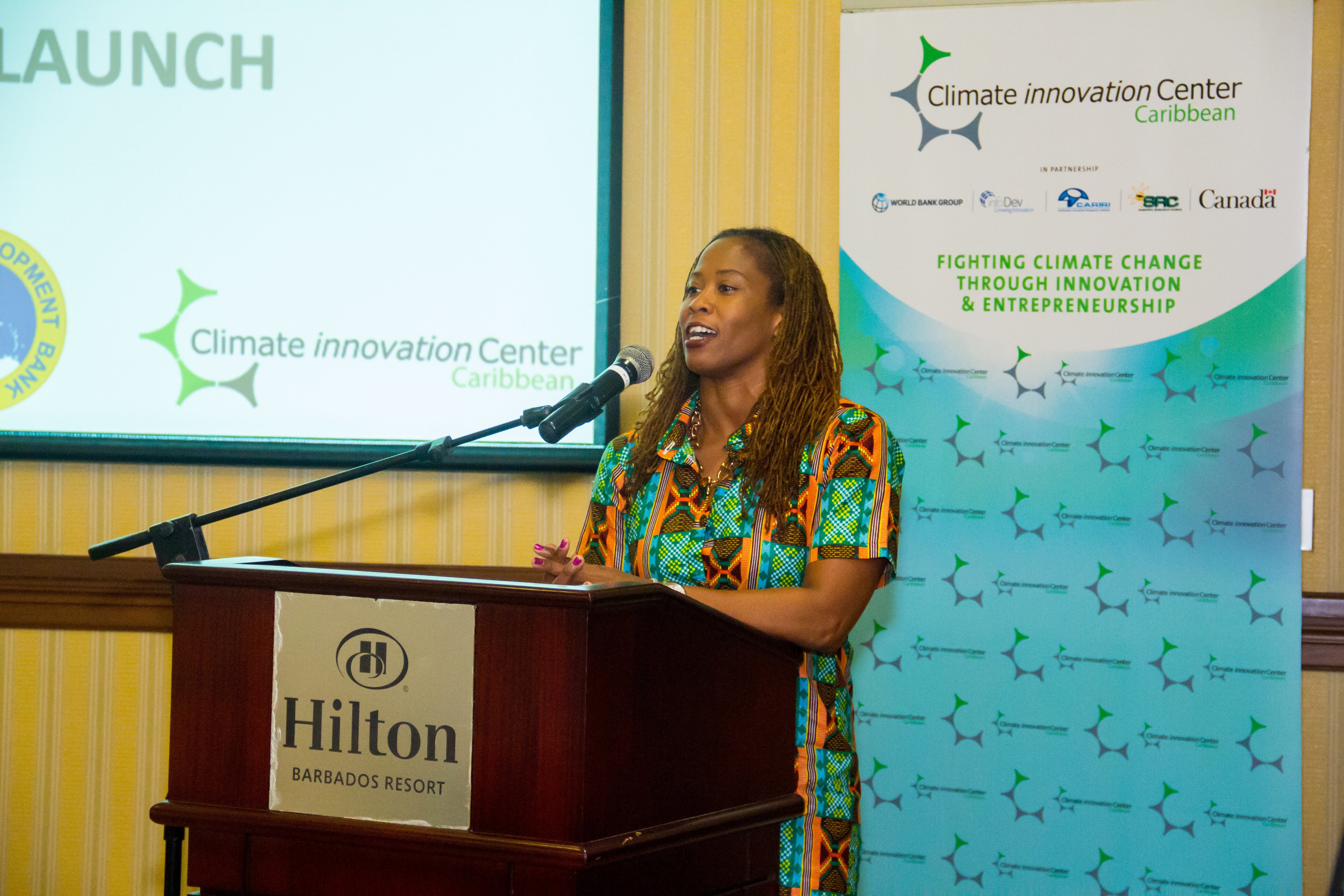 Lisa Harding, Coordinator, Micro, Small and Medium-Sized Enterprise, Technical Cooperation Division, CDB, believes supporting green tech entrepreneurs in the Region is critical to building climate resilience.