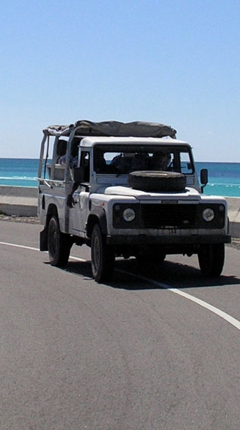 car on highway