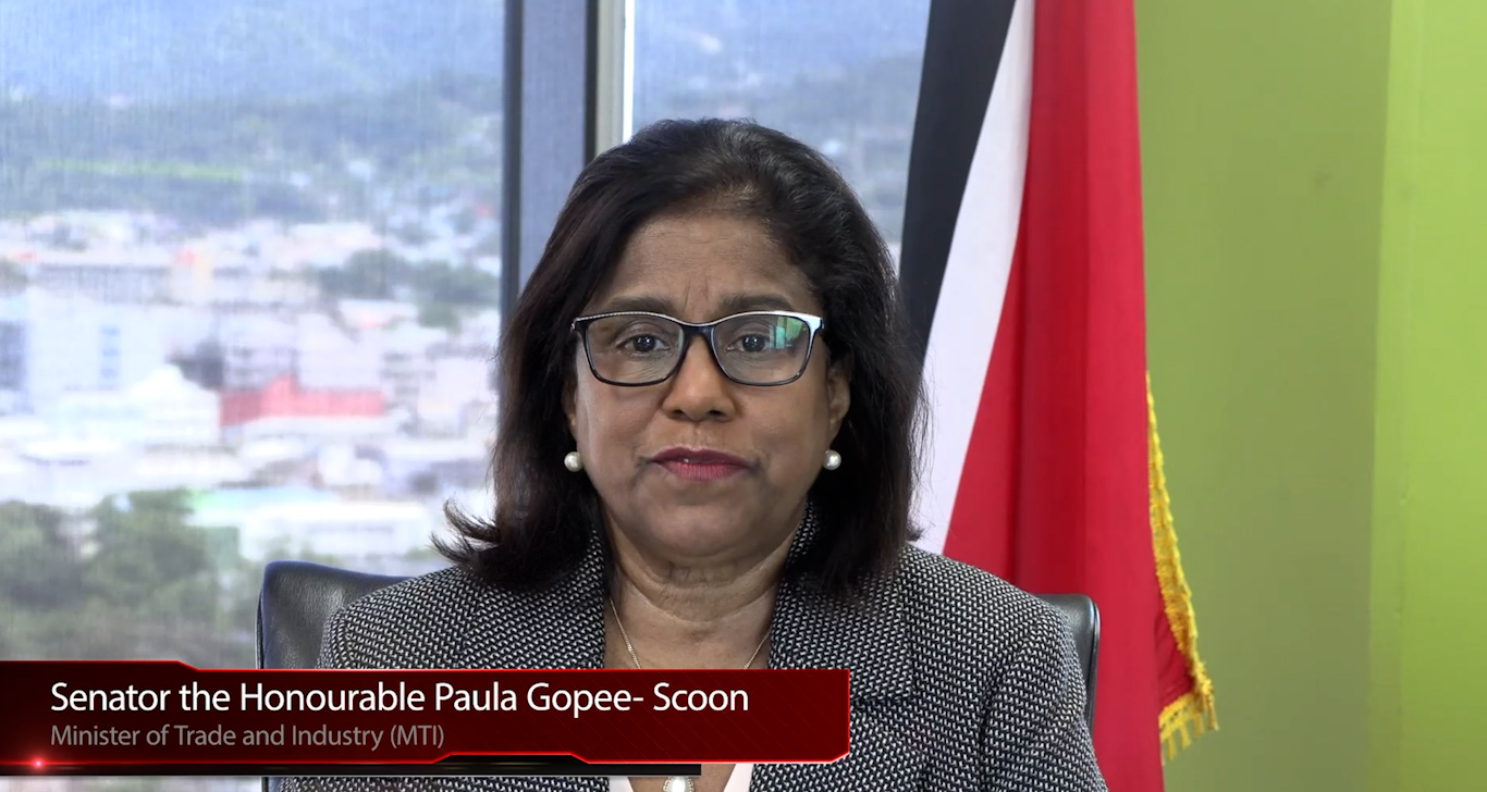 Minister of Trade and Industry Trinidad and Tobago Paula Gopee Scoon