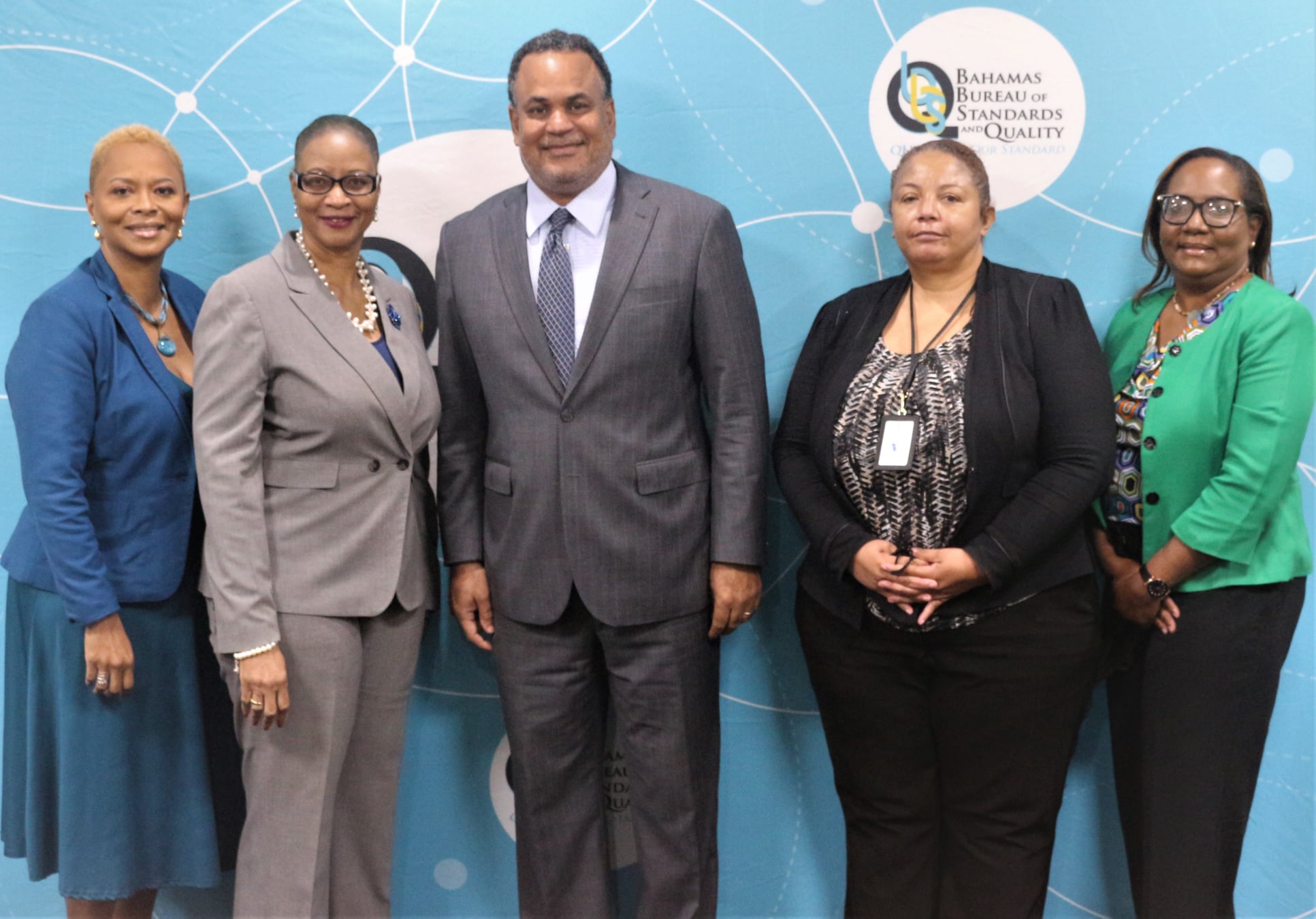 Minister Halkitis and team in Bahamas