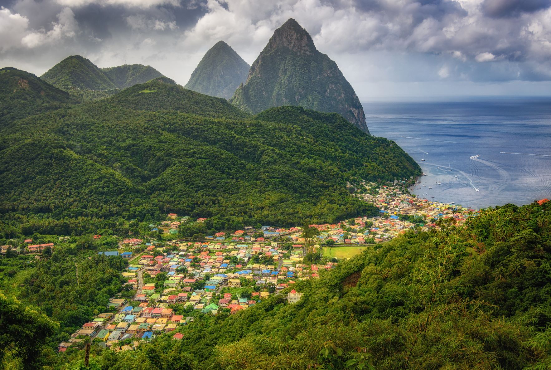 Saint Lucia Pitons 