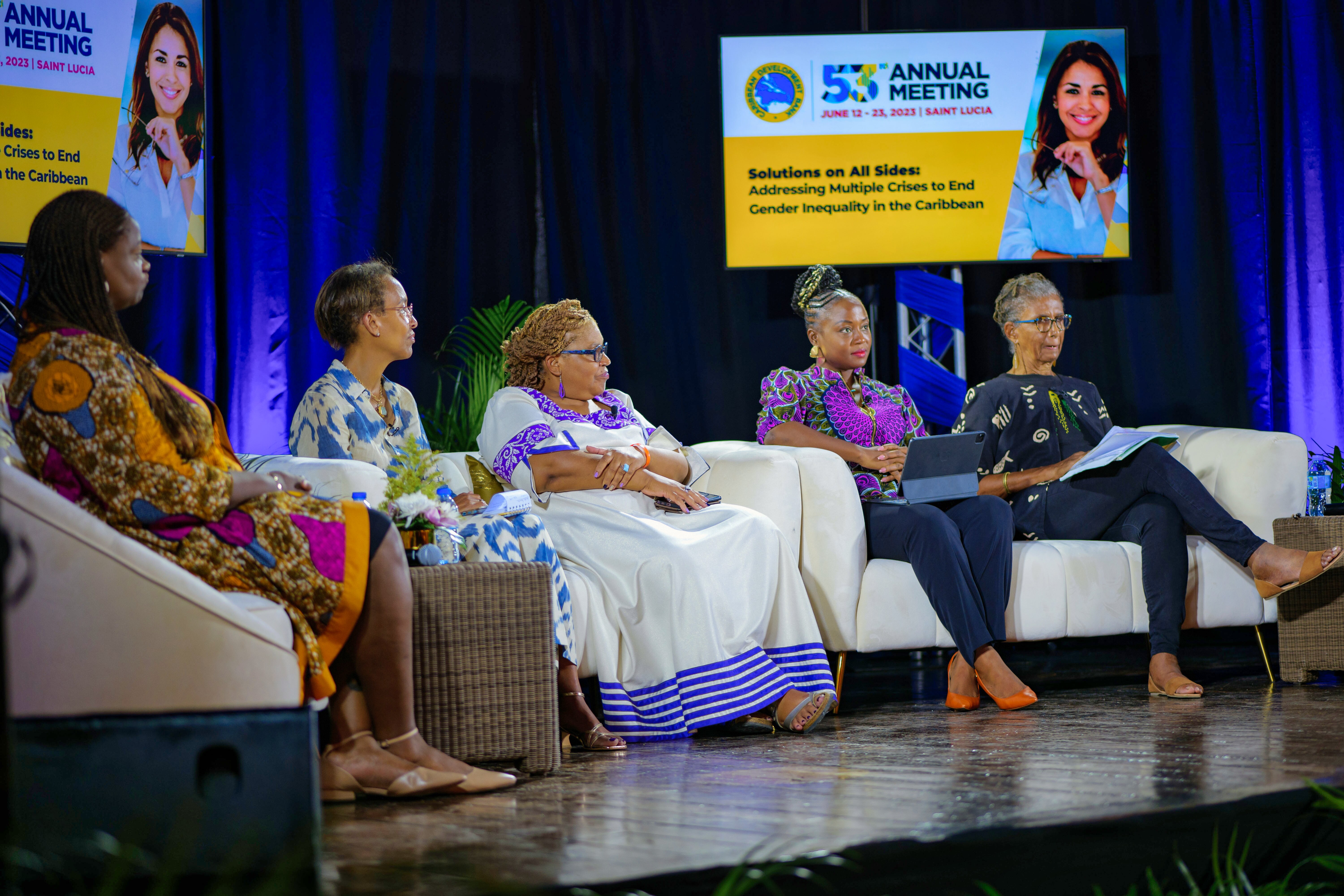 panellists sitting on a stage