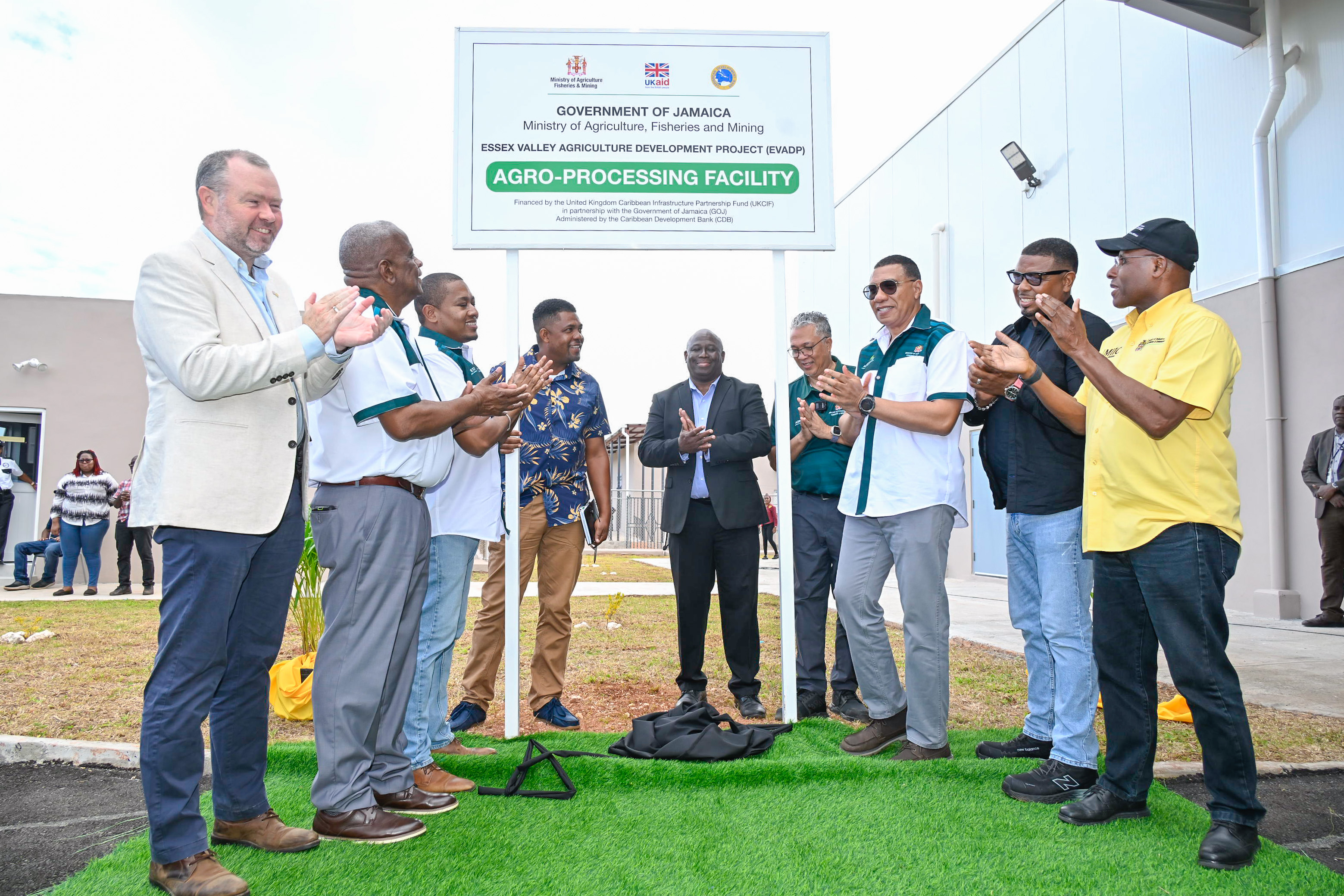 Prime Minister of Jamaica hands over new Essex Valley Agro-Processing Facility in St. Elizabeth