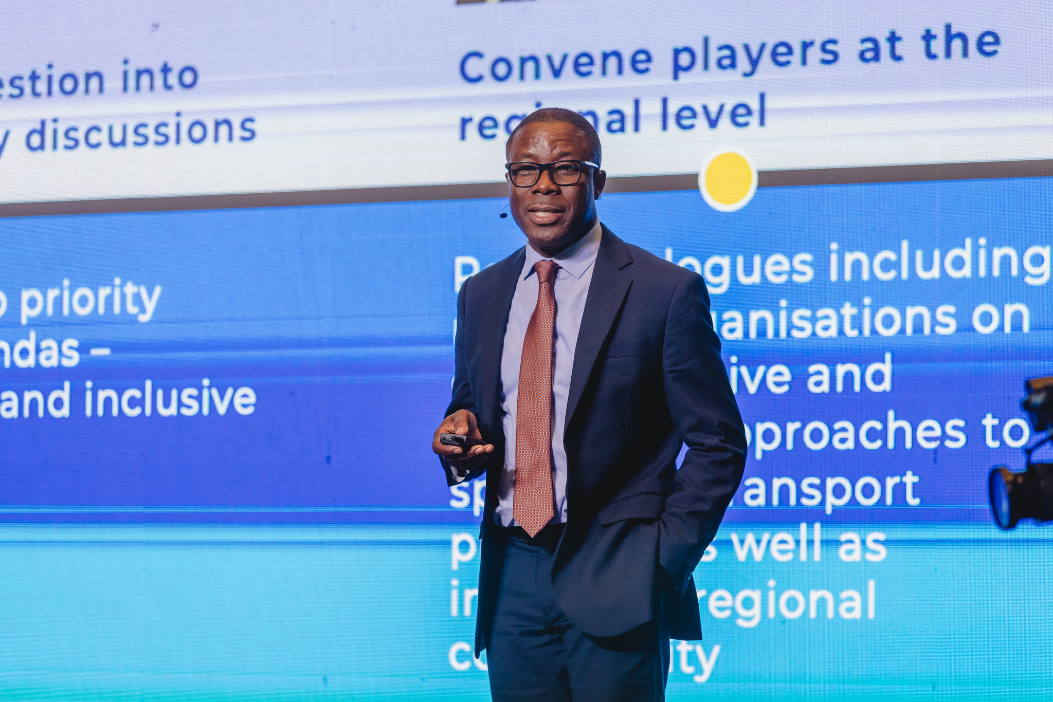 Mr. William Ashby, Acting Division Chief of the Caribbean Development Bank's Economic Infrastructure Division speaks at EdgeX by CDB 