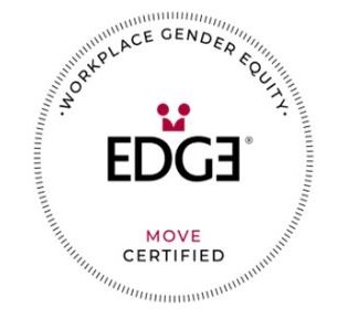 EDGE Move Certified logo for Workplace Gender Equality certification.