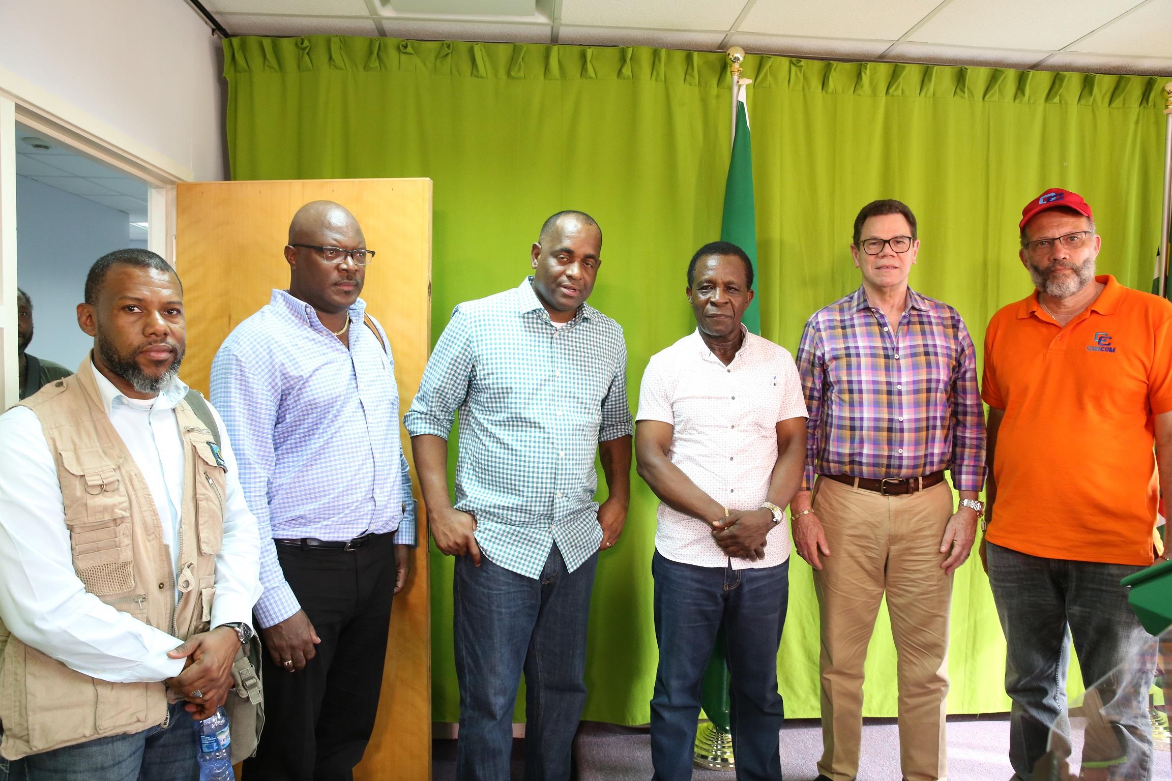 Smith was part of a delegation that met with the Prime Minister of Dominica, Hon. Roosevelt Skerrit in Roseau to discuss rehabilitation and recovery efforts for the country following Hurricane Maria