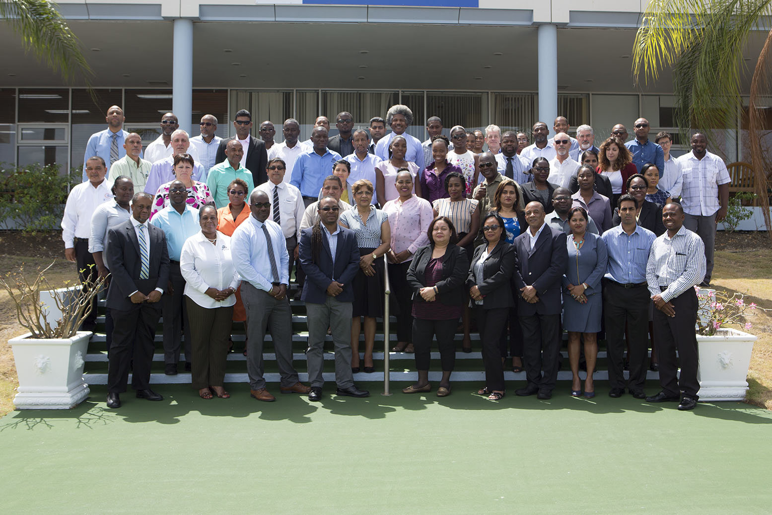 Water sector professionals who participated in the workshop at CDB’s headquarters in Barbados from June 13 to 15, 2018.