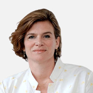 Professor Mazzucato wearing white top