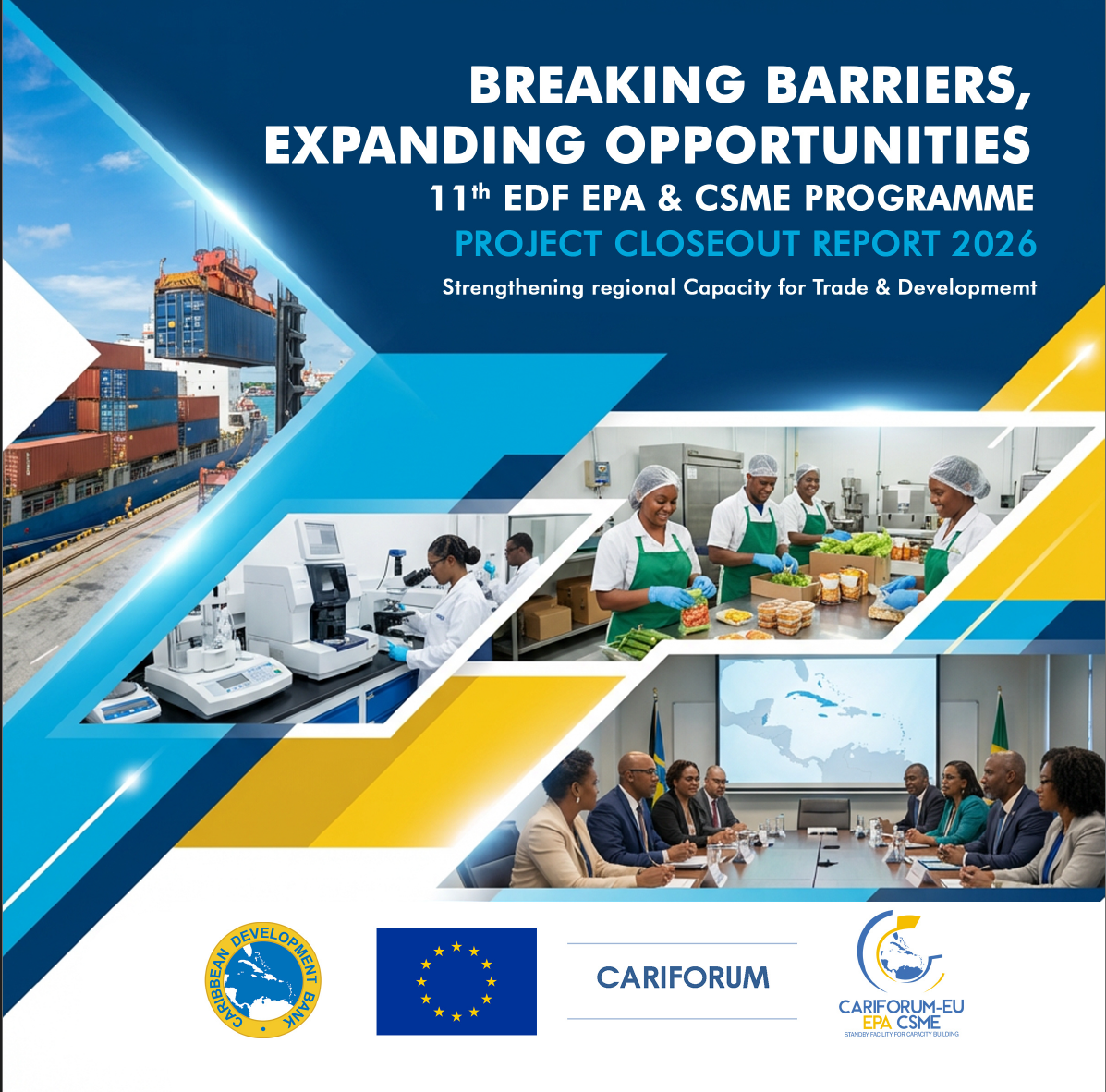 Cover page of 11th EDF EPA & CSME Programme Report