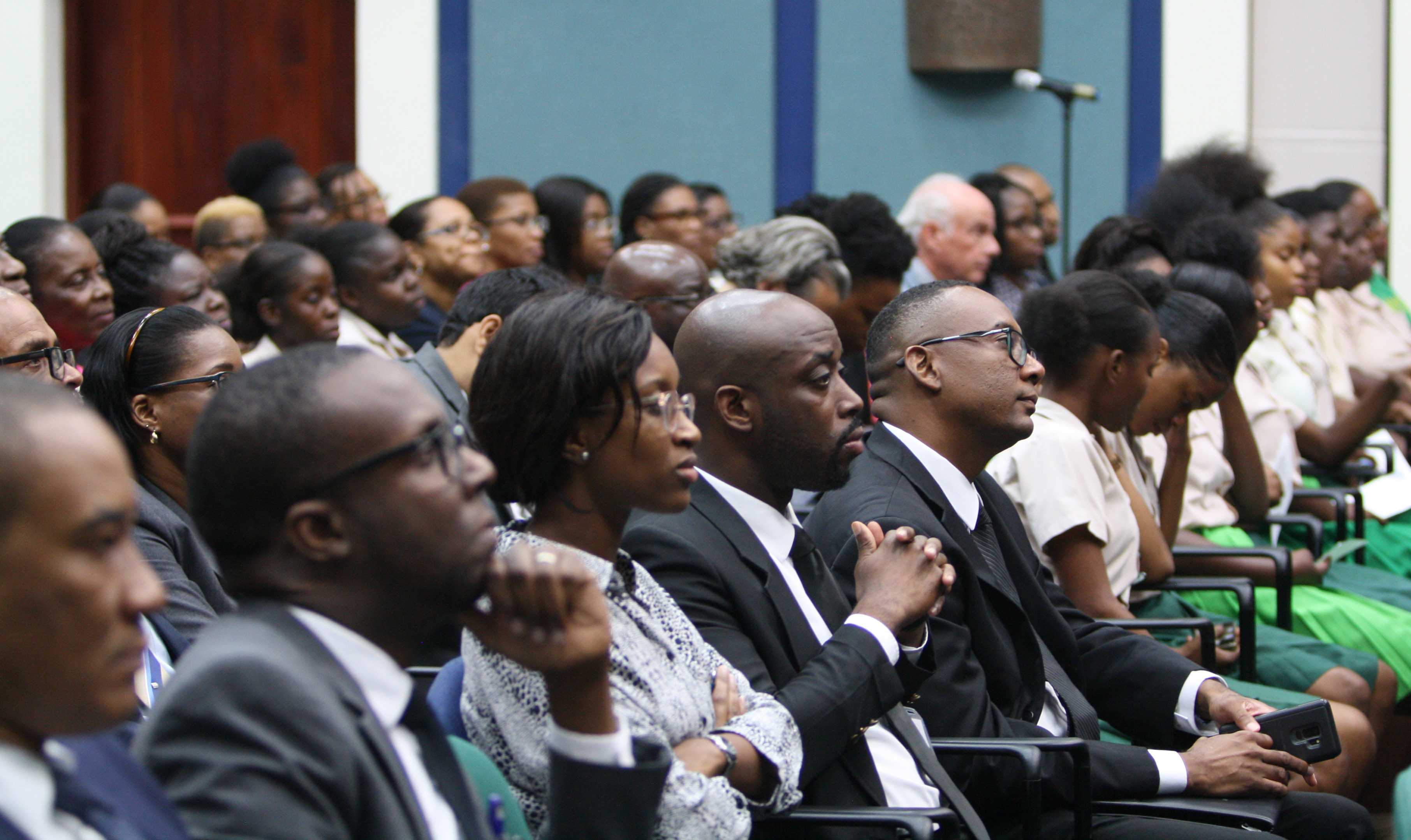 Audience at Adlith Brown lecture