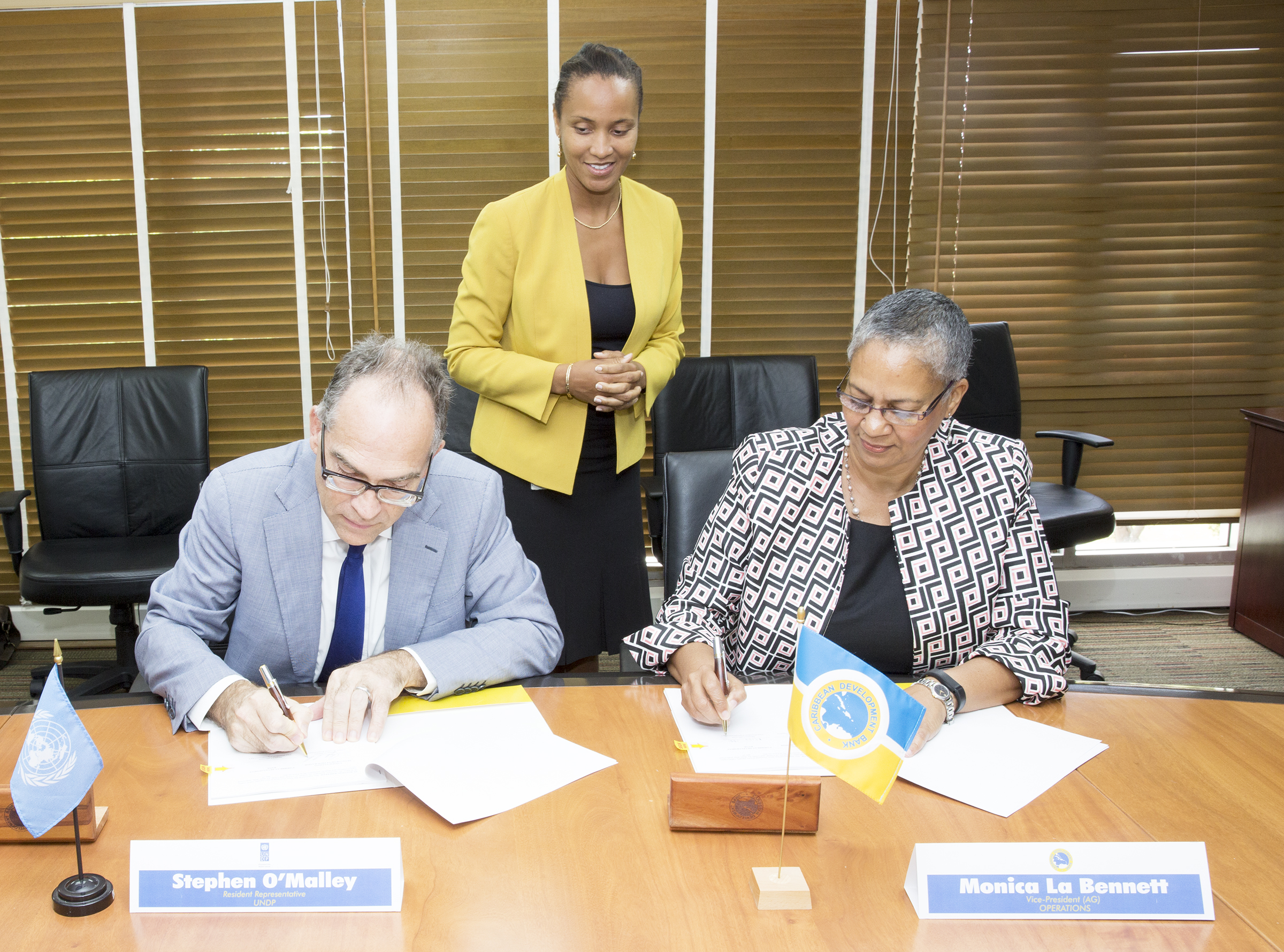 CDB signs cooperation agreement with the UNDP