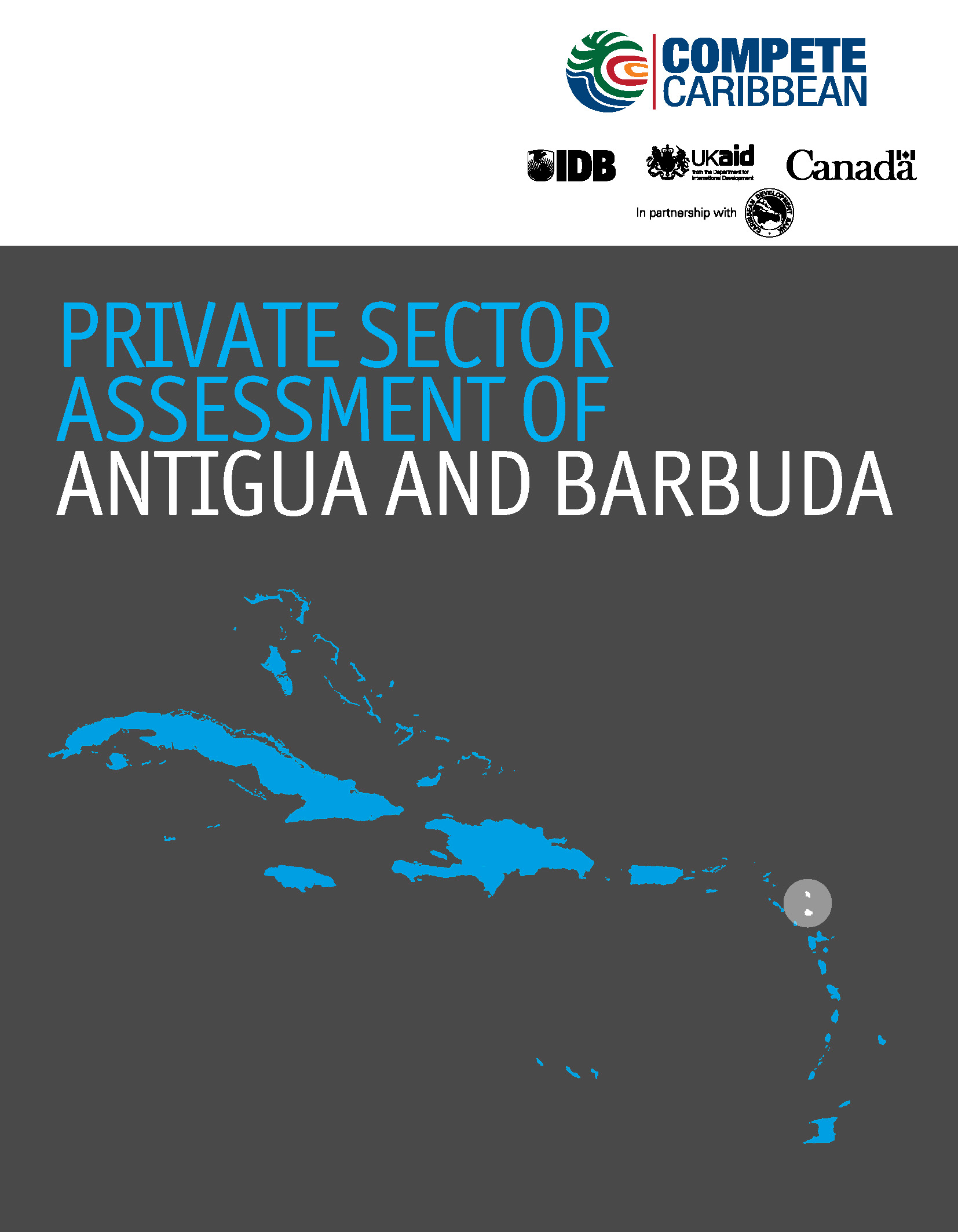 cover showing island chain with Antigua and Barbuda highlighted