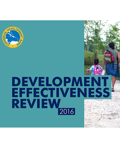 Development Effectiveness Review 2016 title with image of mother walking daughter to school