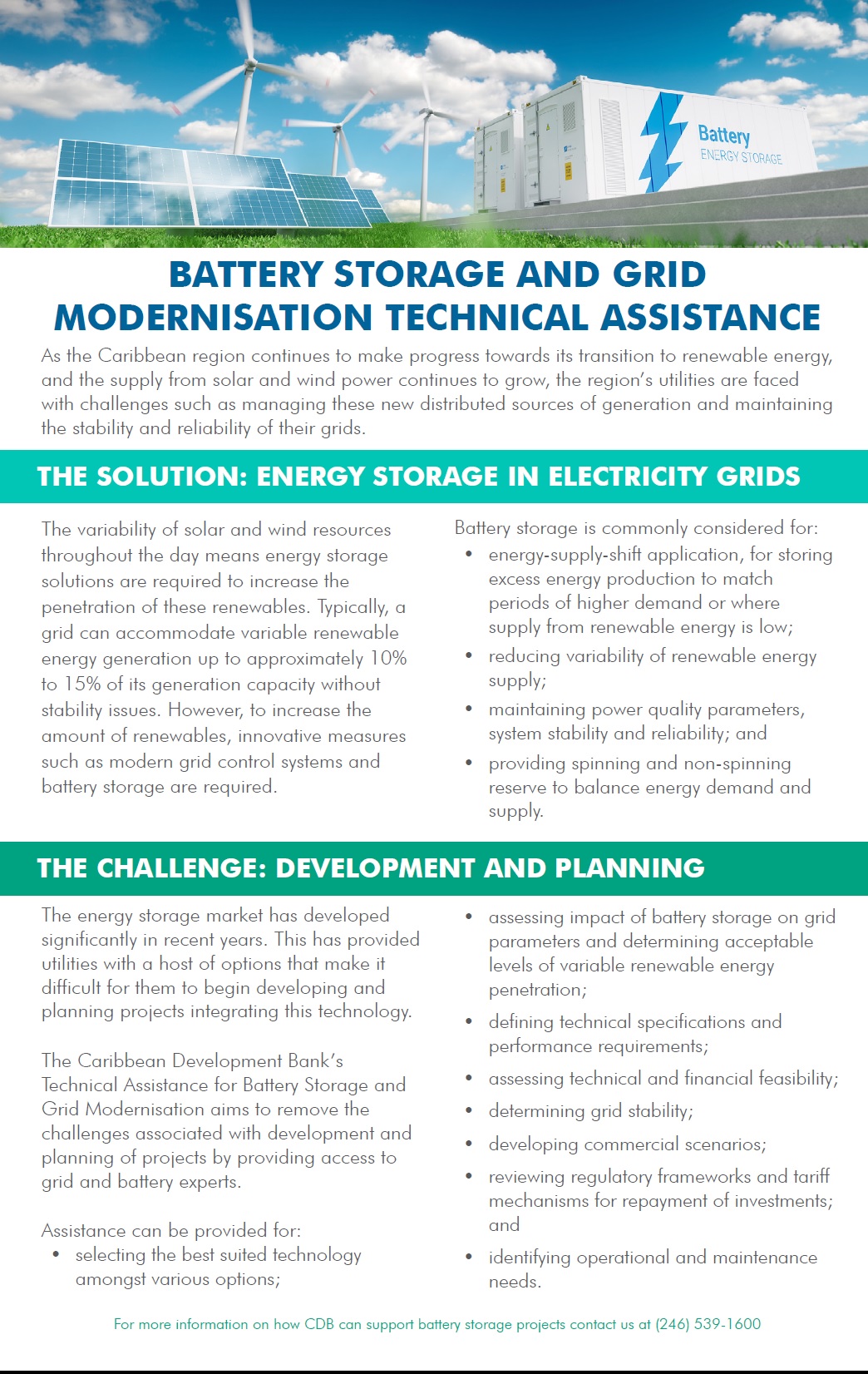 Battery Storage and Grid Modernisation