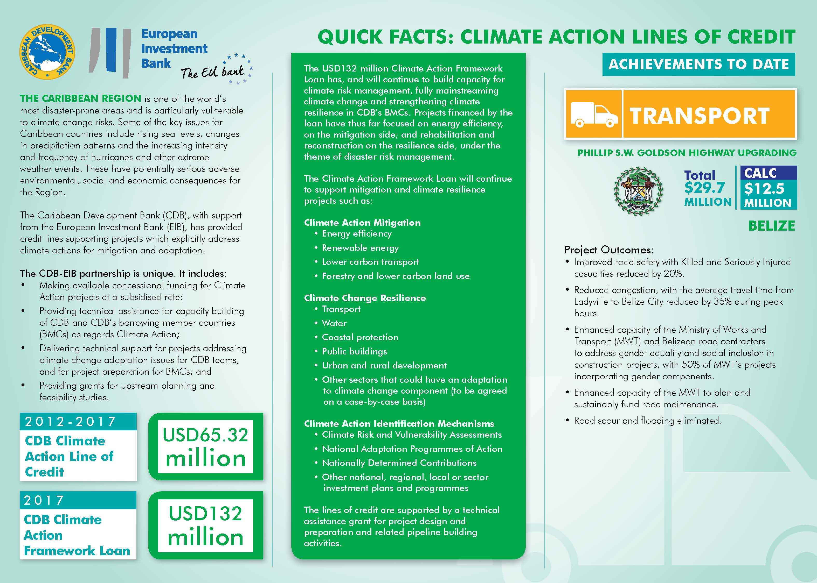 text-based first page of climate action brochure