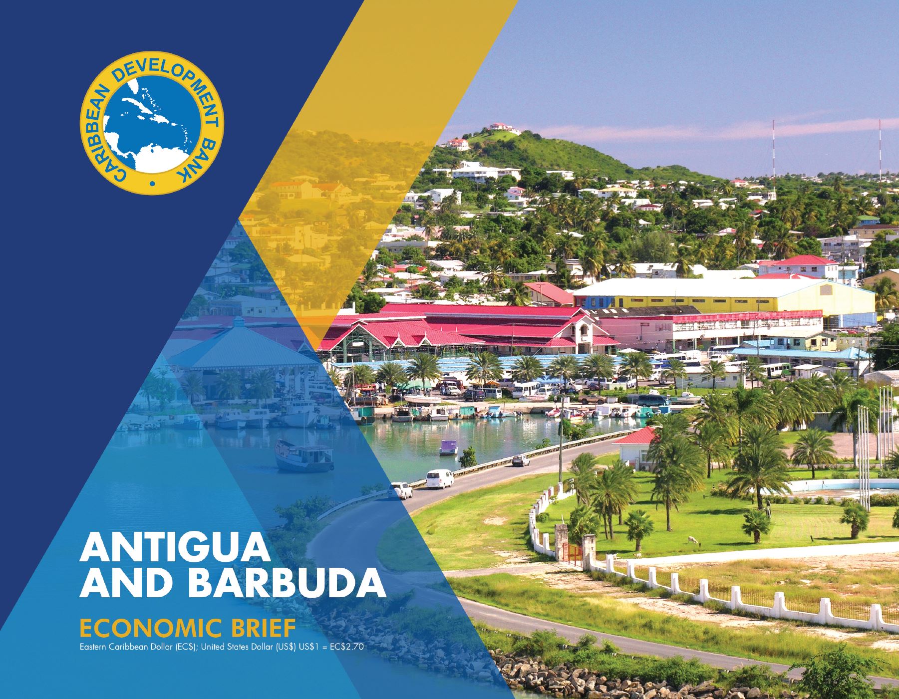 document cover featuring coastal photo of Antigua and Barbuda