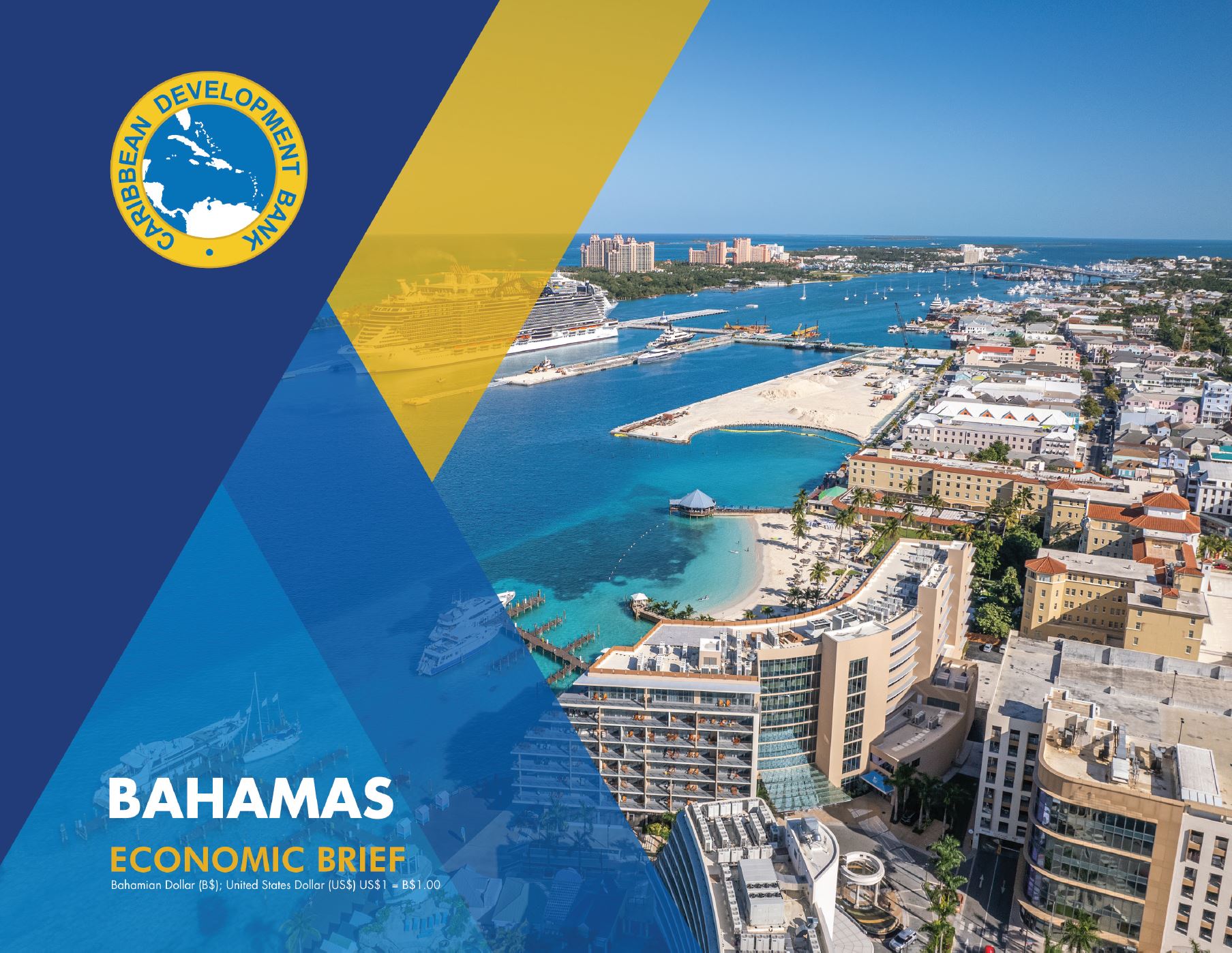 document cover featuring coastal photo of The Bahamas