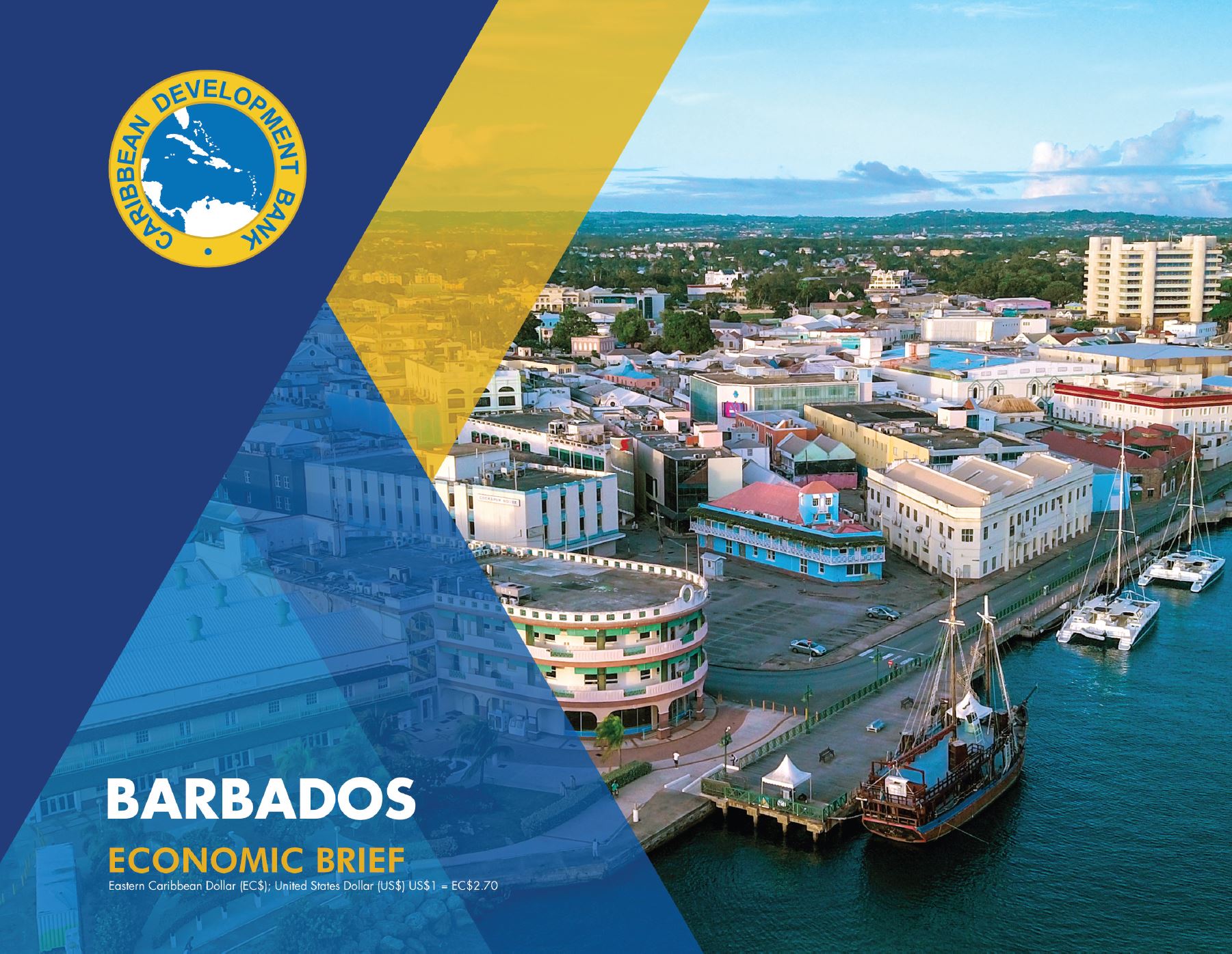 document cover featuring photo of The Wharf in Barbados