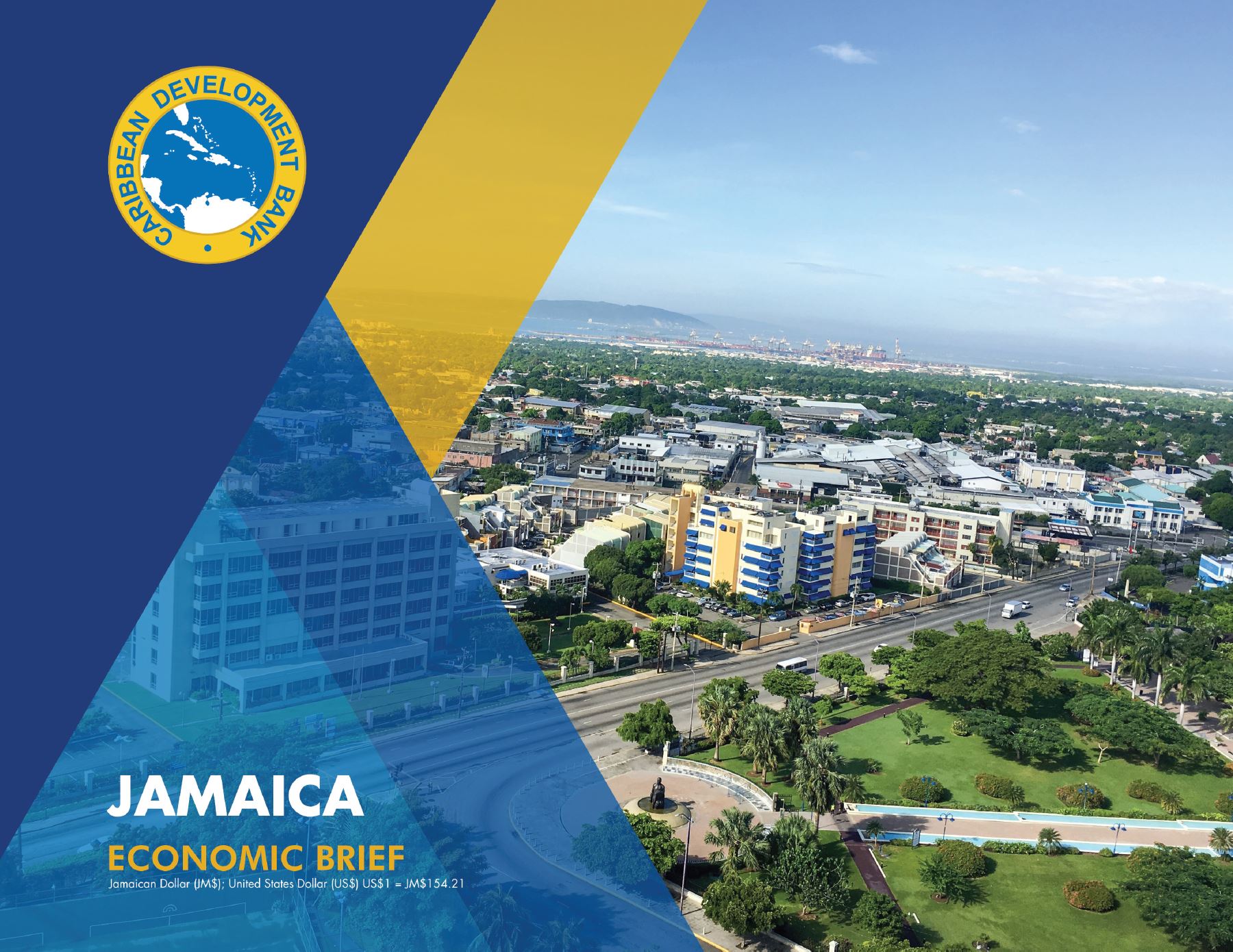 document cover featuring coastal photo of Jamaica