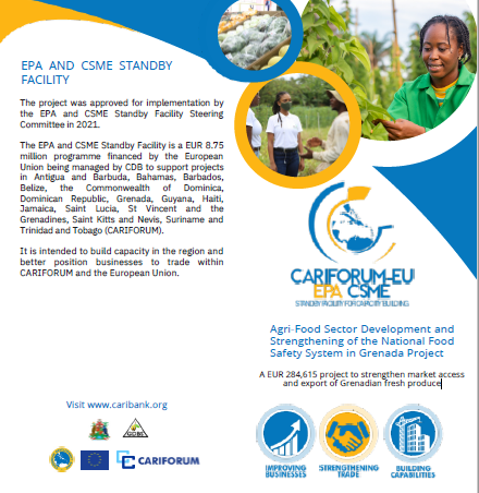 Agri-Food Sector Development and Strengthening of the National Food Safety System in Grenada Project Brochure 