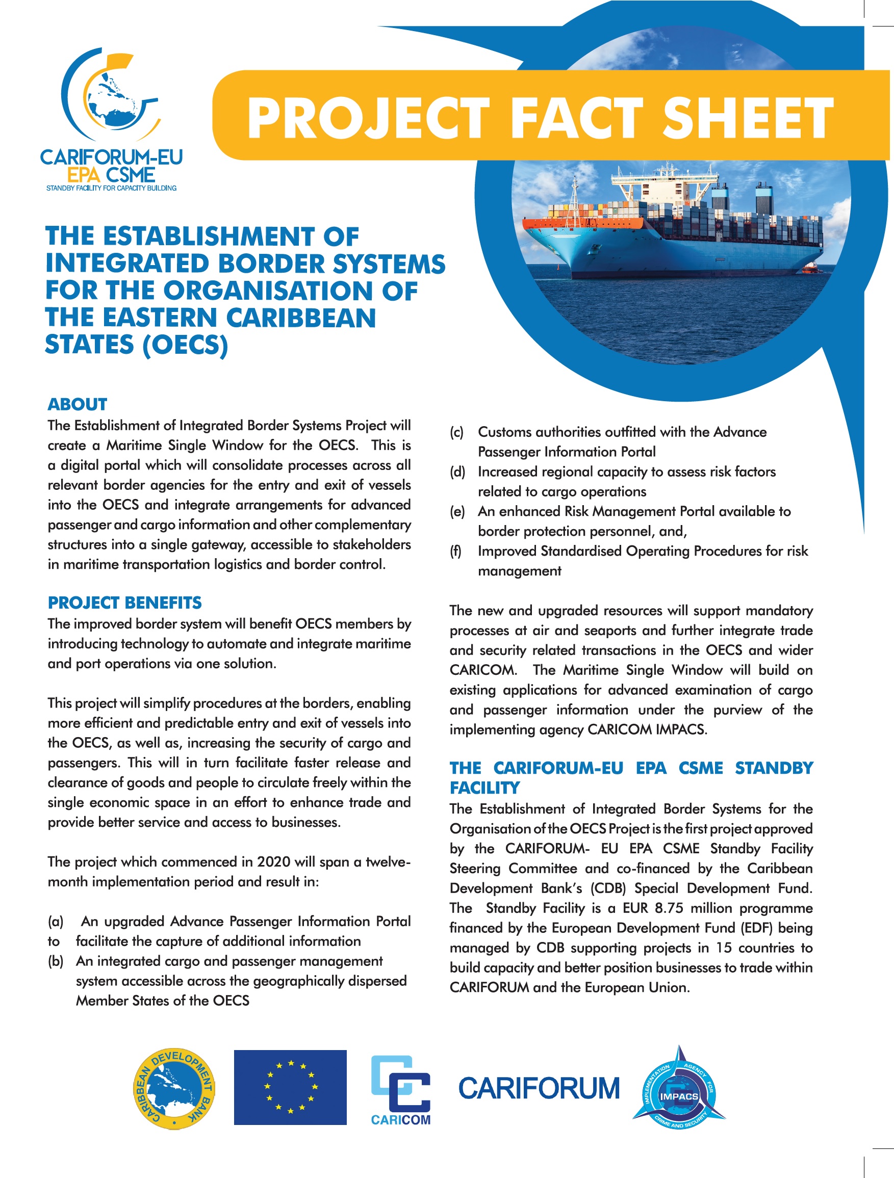 Fact sheet front page