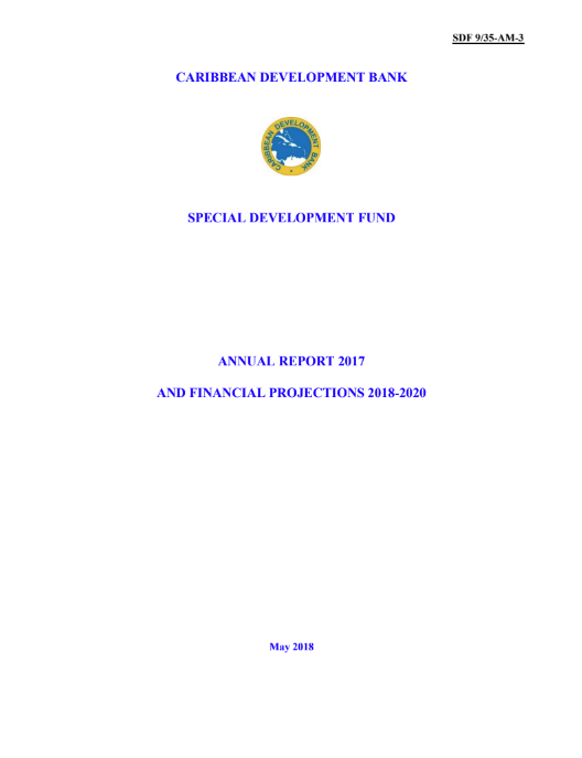 Picture for Special Development Fund Annual Report 2017 and Financial Projections 2018-2020