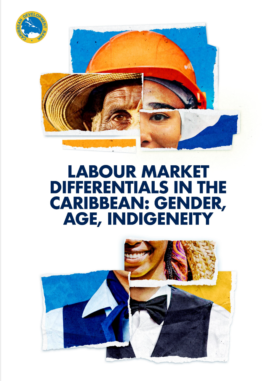 White cover with publication title and 4 fragmented images of persons in the labour market