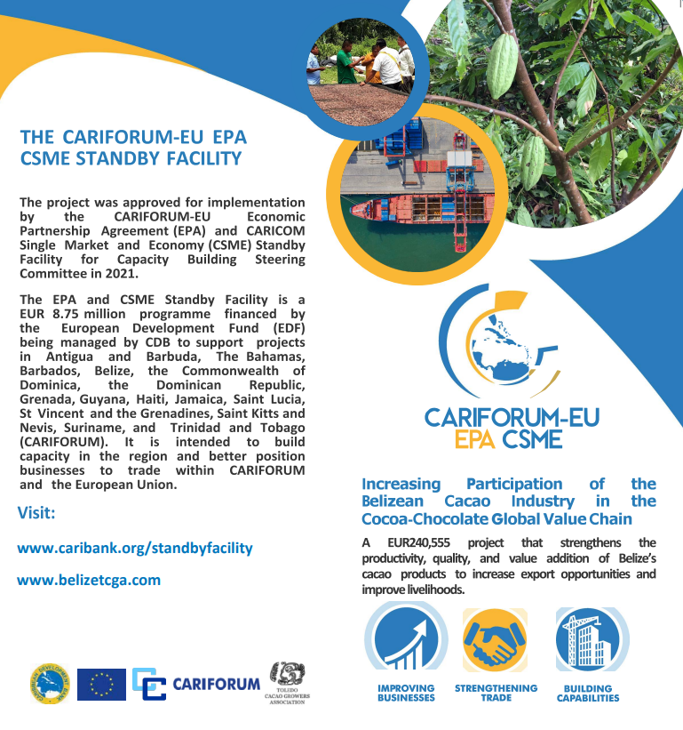 Increasing Participation of the Belizean Cacao Industry in the Cocoa-Chocolate Global Value Chain Project Brochure