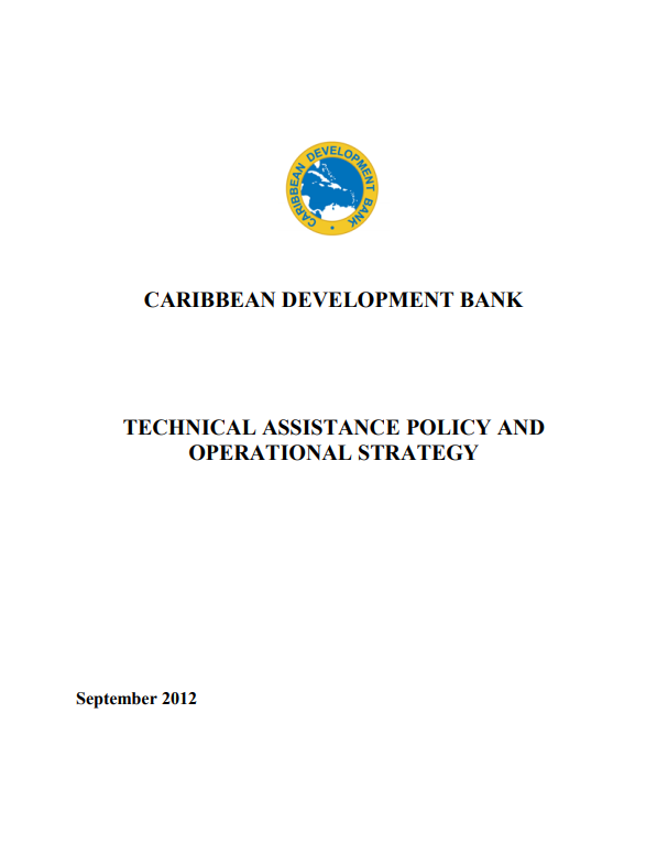 Technical Assistance Policy and Operational Strategy