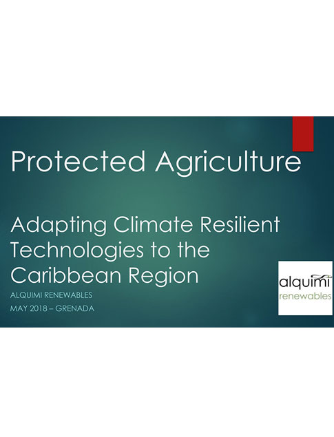Protected Agriculture: Adapting climate-resilient technologies to the Caribbean Region title