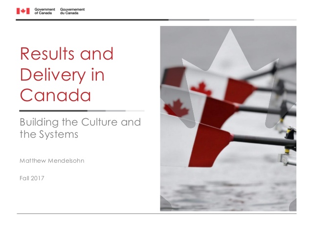 Picture: Results and Delivery in Canada - Building a Culture and the Systems