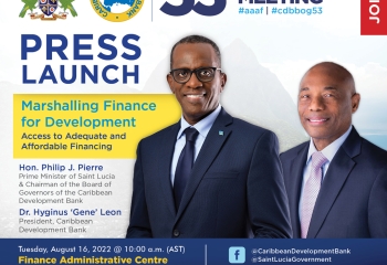 poster featuring two smiling black gentlemen in dark suits