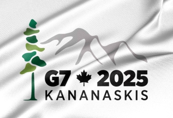 G7 2025 logo on white background 