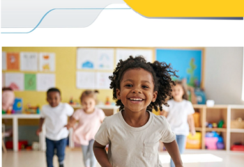 Children playing in ECD setting