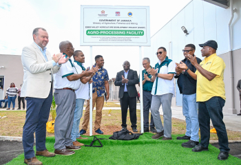 Prime Minister of Jamaica hands over new Essex Valley Agro-Processing Facility in St. Elizabeth