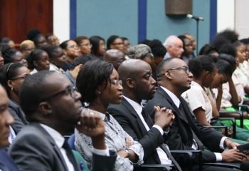 Audience at Adlith Brown lecture