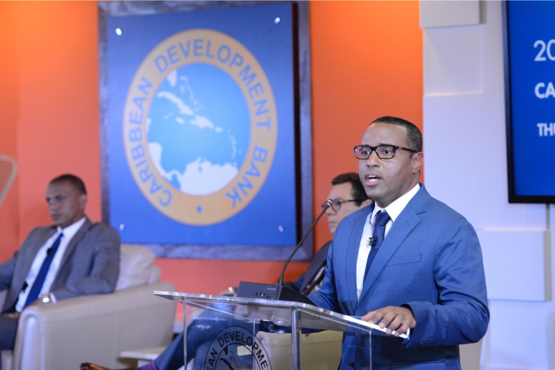 Dr. Ram delivering remarks at 2019 Annual News Conference