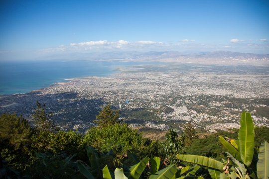 View of Port au Prince Haiti